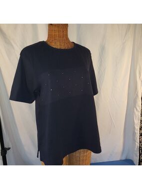 BLAST Women's Black Diamond Beaded Tunic - S